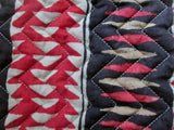 Set Lot 4 RALPH LAUREN Pillow Case Pillowcase Sham Cover Ethnic Tribal RED BLACK 24X20"
