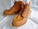 NEW NWT PORON 27711 Leather HIKING Work Boots BROWN NUBUCK Men 5.5 Womens 7.5