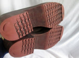 Womens PRIMA ROYALE Woven Leather Clogs Shoes Slip-On Mules BROWN 10 Hippie Boho