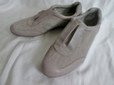 Womens COLE HAAN Leather NIKE AIR Sport Shoe Athletic 7.5 GRAY Sneaker Loafer  Slip on