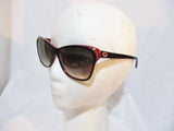 NEW GUCCI  ITALY GG 3191/S CAT'S EYE Sunglasses BROWN RED BLACK