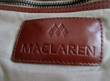 MACLAREN GRAHAM TOTE changing diaper bag carryall leather crossbody KHAKI TAN