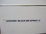 CELINE MEDIUM FLAP BAG Leather LEOPARD BLACK Purse NWT