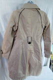 Womens SOIA & KYO Mushroom TRENCH COAT Jacket G L Belt MUSHROOM BEIGE BROWN