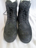 TIMBERLAND 19039 Leather 6-Inch Classic HIKING Boots BLACK 8 Trek Field Trail Camping