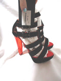 NEW CHARLOTTE OLYMPIA HORTENCIA Strappy Sandal HEEL Shoe BLACK 36.5