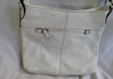NEW TIGNANELLO Leather POCKET PERFECTION Crossbody Bag WHITE M Organizer