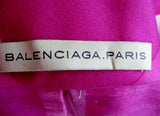 WOMENS BALENCIAGA PARIS SILK Sleeveless Check dress 38 / 6 PINK WHITE Defect