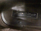 Mens MARIO VITTORIO Leather WINGTIP OXFORD Shoes 11.5 BROWN Cut-Out