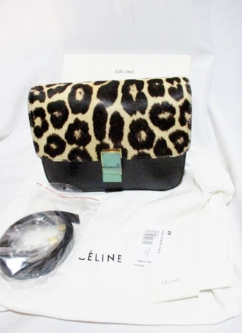 Triomphe leather handbag Celine Black in Leather - 36209690
