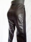 NWT THE ROW LEATHER Skinny Trouser Moto PANTS BLACK M Womens Luxury