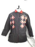 MADE IN RUSSIA Quilted Blanket Coat Jacket Parka RED BLACK