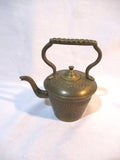 Rustic ISRAEL COPPER BRASS SAMOVAR TEA KETTLE TEAPOT Tray