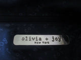 OLIVIA + JOY ZIP Vegan Faux Leather TOTE satchel shoulder bag duffle WHITE briefcase