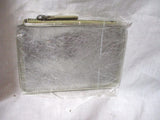 NEW LIORA MANNE CHANGE COIN PURSE Zip POUCH Wallet SILVER GLIMMER