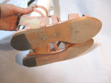 BALENCIAGA LEATHER GLADIATOR ARENA Sandal Shoe PINK BLUSH 36.5