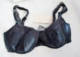 NEW NWT STELLA MCCARTNEY Clara Whispering lace silk bra 34D BLUE SEXY contour