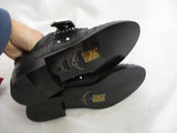 NEW ZADIG & VOLTAIRE SPIKE FLAT SHOE Buckle Oxford Punk Goth 36 BLACK