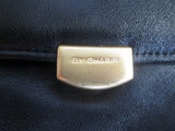 AMERICANA BY SHARIF Mini Leather Handbag Crossbody Bag Pouch BLACK Swingpack