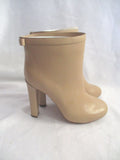 NEW CHLOE TALCO CALF Leather Bootie Ankle Boot 36 TAUPE NIB High Heel