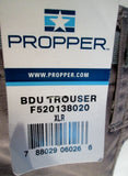 NEW NWT MENS PROPPER BDU TROUSER PANT XL/R CADET CARGO 42X32 Gray Grey
