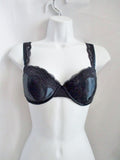 NEW NWT STELLA MCCARTNEY Clara Whispering lace silk bra 34D BLUE SEXY contour