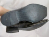 Mens LOUNGE MARK NASON Leather Stud Rockabilly Rocker Shoes 10.5 GRAY GREY