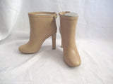 NEW CHLOE TALCO CALF Leather Bootie Ankle Boot 36 TAUPE NIB High Heel