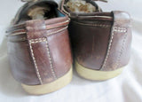 Womens TIMBERLAND 62339 Leather BENIN BOAT SHOE Moccasins Mocs Slip on Brown 9