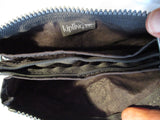 KIPLING MONKEY change coin purse Wallet Organizer Wristlet Charcoal BLACK