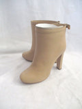 NEW CHLOE TALCO CALF Leather Bootie Ankle Boot 36 TAUPE NIB High Heel