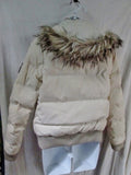Womens AEO AMERICAN EAGLE OUTFITTERS Puffer Jacket Coat Hood Down Ski M WHITE