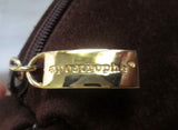 APOSTROPHE Suede indie hobo satchel shoulder bag purse BROWN ESPRESSO Leather Crossbody