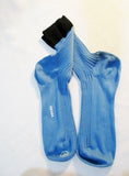 NEW PRADA ITALY Cotton COTONE BICOLORE Ankle Socks II / 2 BLACK BLUE
