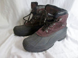 Mens SMITH'S 1247 POLAR THINSULATE Waterproof Duck Boots BROWN BLACK 11 Leather