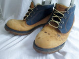 Mens TIMBERLAND 13023 Leather DENIM HIKING Campsite Boots Trek Hike BROWN 9.5 Shoes