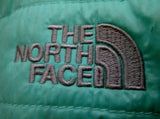 Youth Girls THE NORTH FACE Reversible JACKET Puffer Coat L 14/16  GRAY MINT BLUE