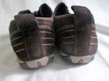 Womens MERRELL BARRADO Chestnut Suede Leather Shoe 8.5 BROWN Walking Athletic