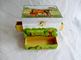 ENCHANTMINTS HORSE RANCH MY OLD KENTUCKY HOME Jewelry Music BOX Case