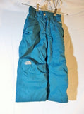 Boys Youth NORTH FACE HYVENT EZ GROW Snow Pants BLUE TEAL 6 XS/ TP Snowboarding