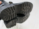 Womens J. CREW Leather HARNESS Moto Rocker BOOTS Shoes BLACK 6 Riding