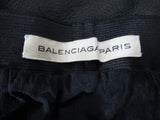 BALENCIAGA Mini Skirt 40 GREEN BLACK TIGER STRIPE RED WHITE WOMENS