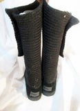 Womens UGG AUSTRALIA 5819 CLASSIC CARDY KNIT Sweater BOOTS Shoes BLACK 9