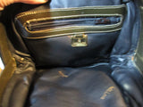 BETTINA ITALY Suede Saddle Bag Leather Shoulder Bag Crossbody BROWN KHAKI