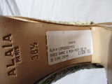 EUC ALAIA PARIS PYTHON PLATFORM Sandal Shoe 36.5 SNAKE MESH