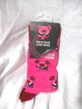 NEW NWT YEAR OF THE PIG SOCKS Slippers FUN Chinese Zodiac PINK