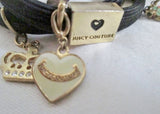 Vintage JUICY COUTURE Set 3 Charm BAND Bracelet CROWN STRAWBERRY Bangle Body Jewelry Adornment