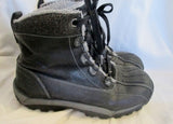Mens TIMBERLAND 93102 WOODBURY SHEARLING Snow Rain Duck Boots Winter BLACK 8.5 Shoes