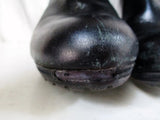 ENZO ANGIOLINI YUDANI Knee Shiny High LEATHER Goth Industrial BOOT Shoe BLACK 9.5
