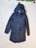 NEW BARBOUR DRYBURGH Raincoat Rain jacket coat 34 4 BLUE NAVY Waterproof Womens  Hood Breathable